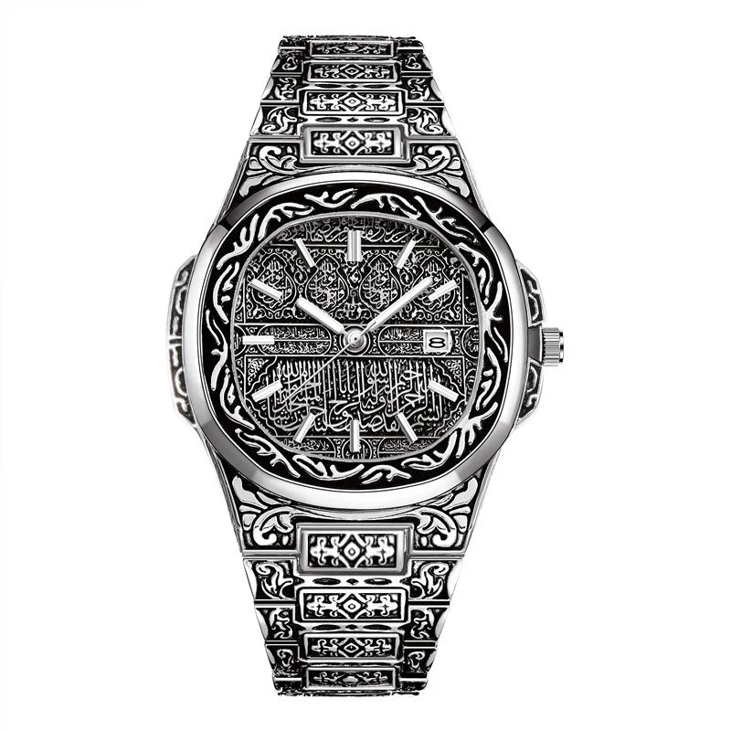 Arabic Engraved Luxury Timepiece
