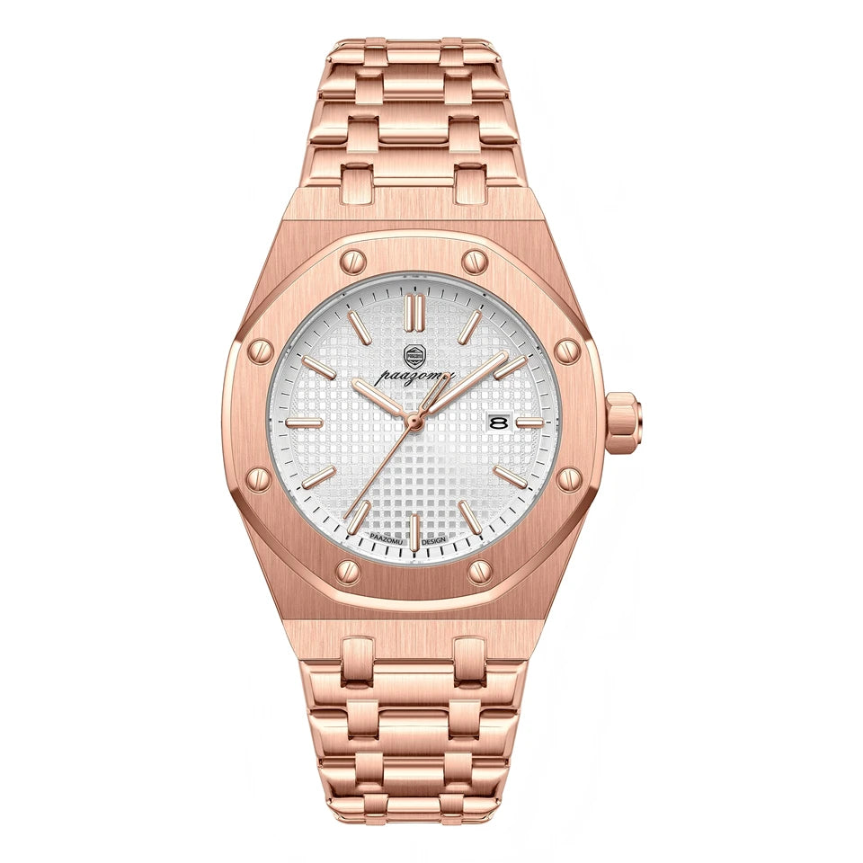 Titan Crest Octagonal Luxury Watch