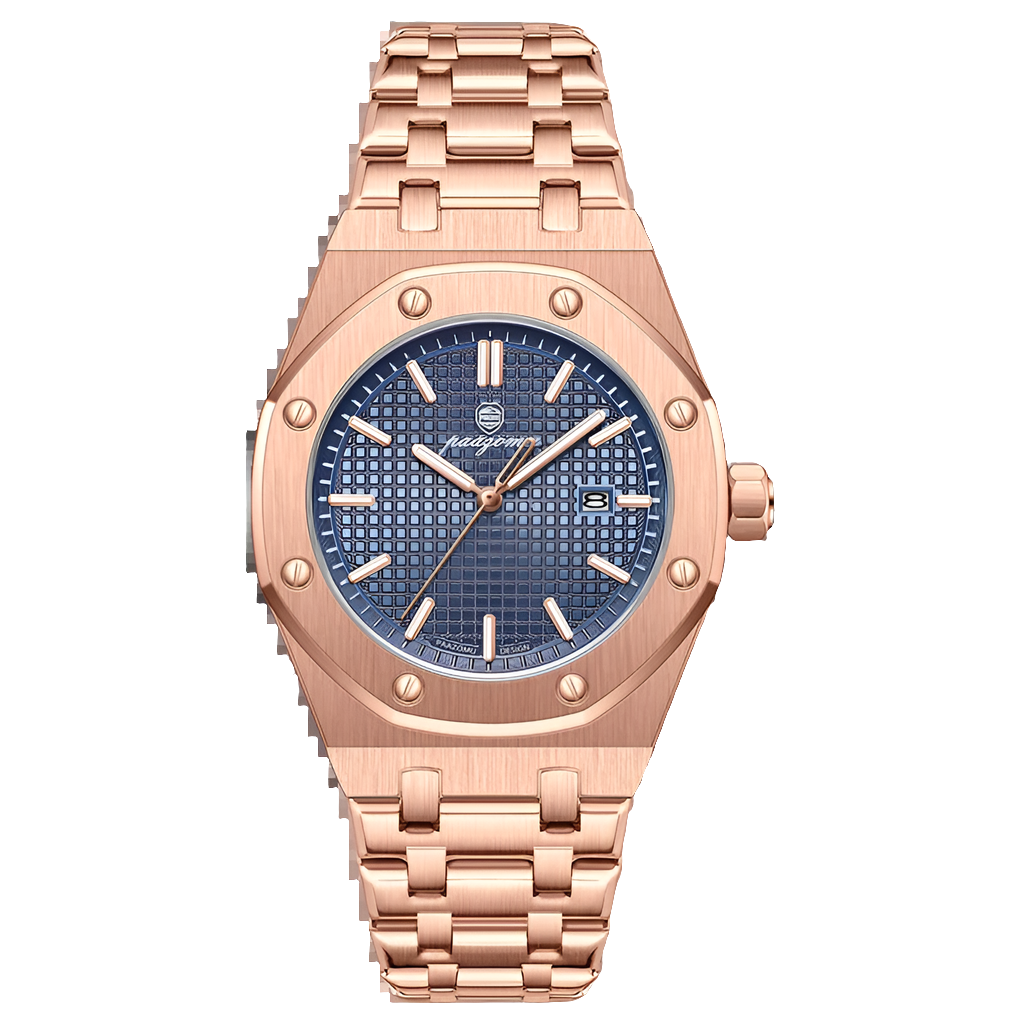 Titan Crest Octagonal Luxury Watch