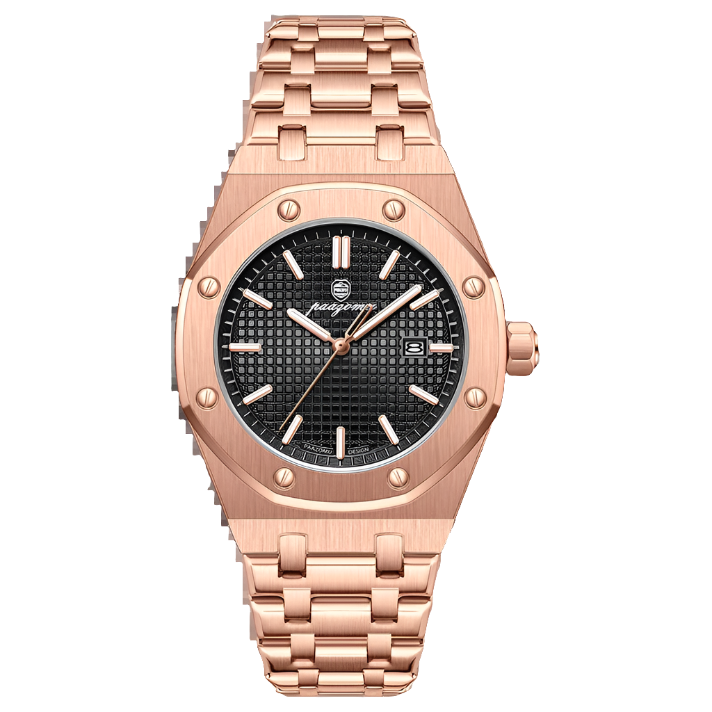 Titan Crest Octagonal Luxury Watch